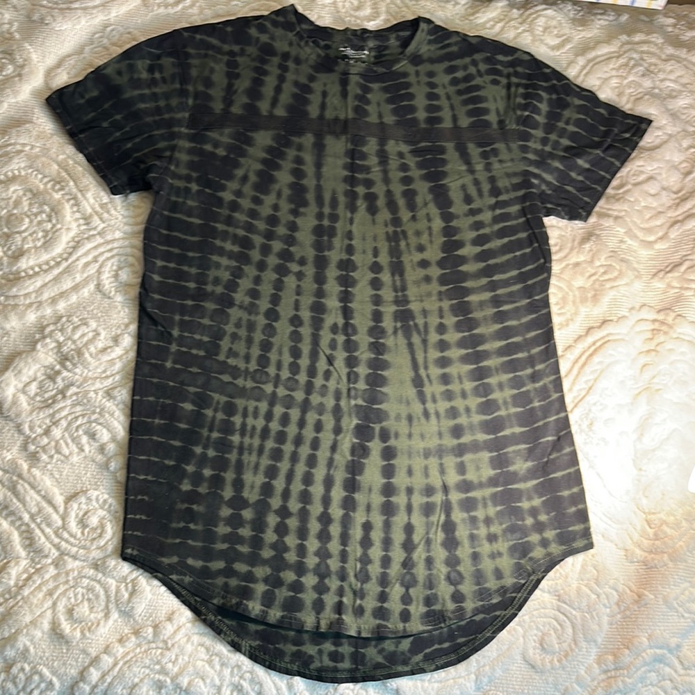 Urban outfitters  Green and black Tie-Dye tee Shirt Sz M unisex